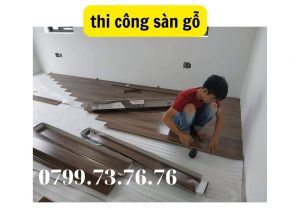 thi công sàn gỗ Phan Rang